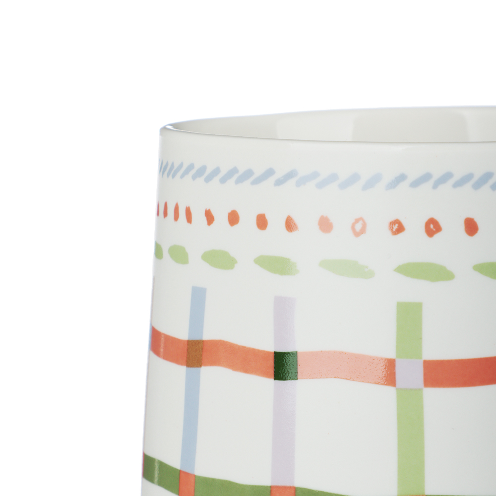 Кружка Лето тм MILLIMI, 380мл, 4 дизайна, фарфор, арт.№ 806-517