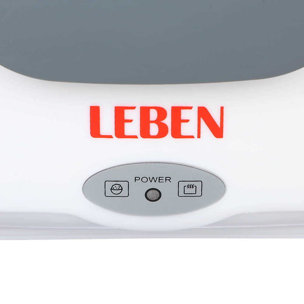 LEBEN Контейнер для еды с подогревом, 220-240В, пластик, металл, 22,5x16,7x9,5см, арт.№ 288-023
