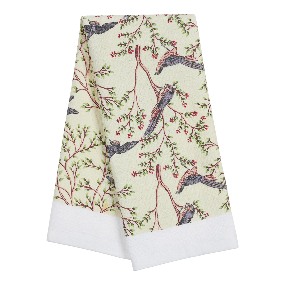 PROVANCE Birds Полотенце кухонное махровое, 38х63см, 50% полиэстер, 42% хлопок, 8% вискоза, арт.№ 434-169