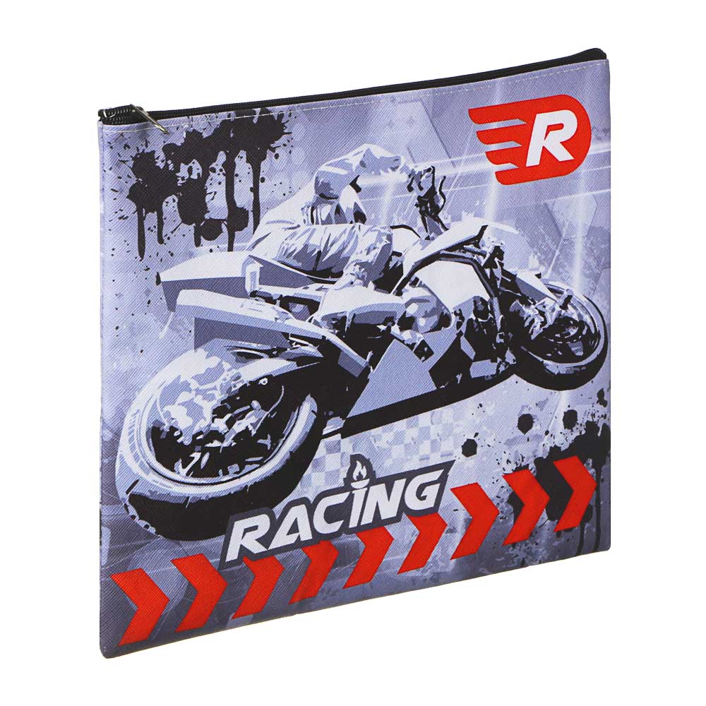 Спорт Эффект Папка для тетрадей 24x20см, для A5, молния сверху, плотный ПВХ с печатью, арт.№ 236-066