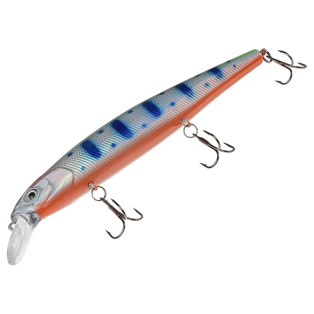 Воблер "Классик Минноу XL" тм AZOR FISHING, 20,6гр, 145мм, 0-1,8м, 5 цветов, арт.№ 145-166