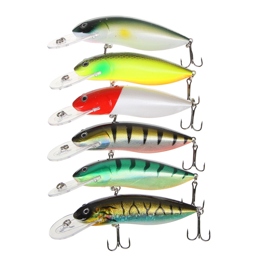 AZOR FISHING Воблер "Визард", F, 11гр, 100мм, 0,0-2,0м, 5 цветов, арт.№ 144-096