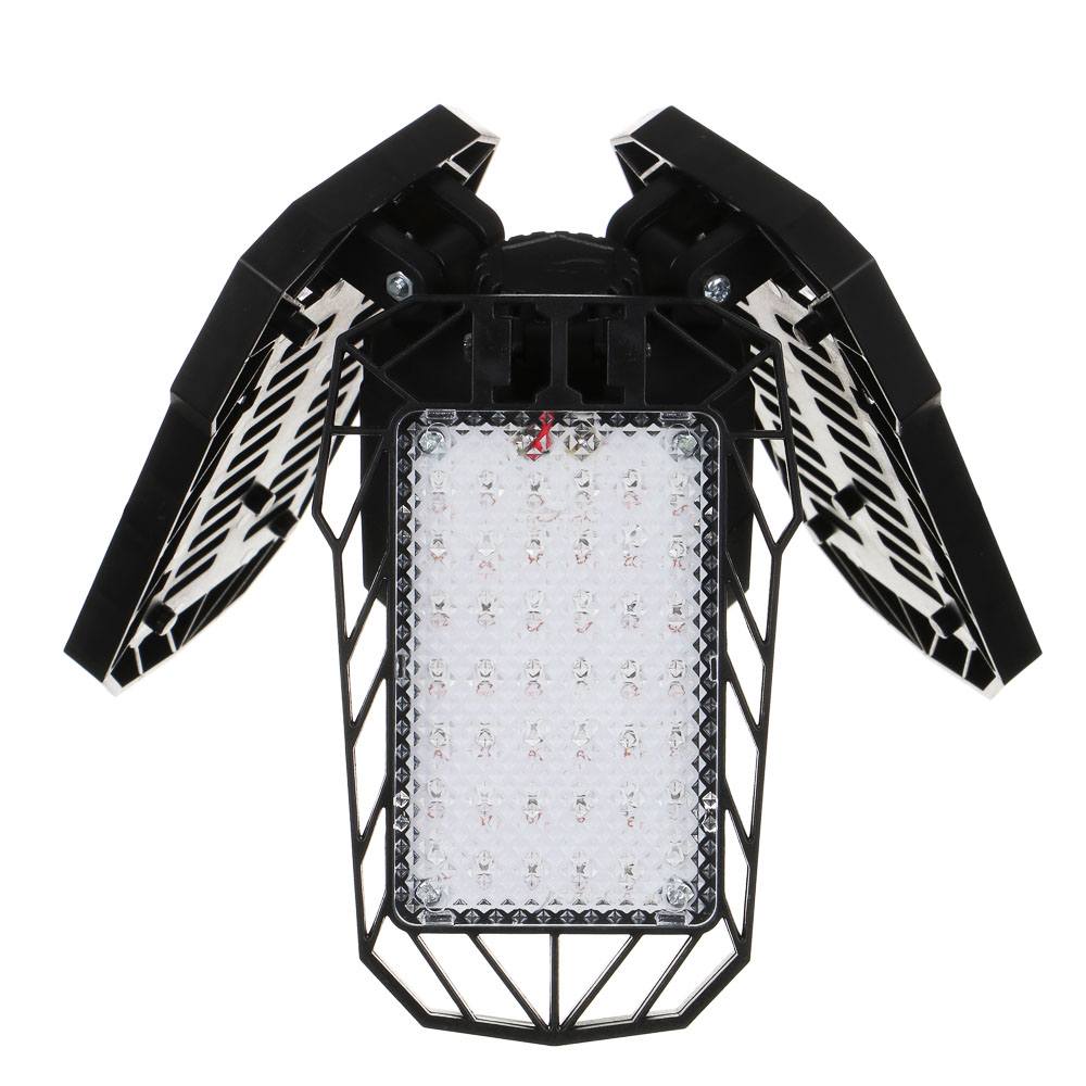 INBLOOM Лампа для растений трехлепестковая, 25.8x12.5см, 126LED (R90+B36), Е27, 35Вт, ABS, арт.№ 185-083