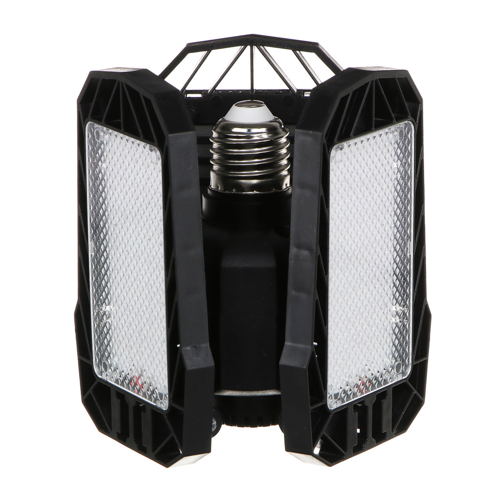 INBLOOM Лампа для растений трехлепестковая, 25.8x12.5см, 126LED (R90+B36), Е27, 35Вт, ABS, арт.№ 185-083