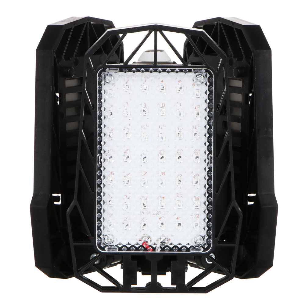 INBLOOM Лампа для растений трехлепестковая, 25.8x12.5см, 126LED (R90+B36), Е27, 35Вт, ABS, арт.№ 185-083