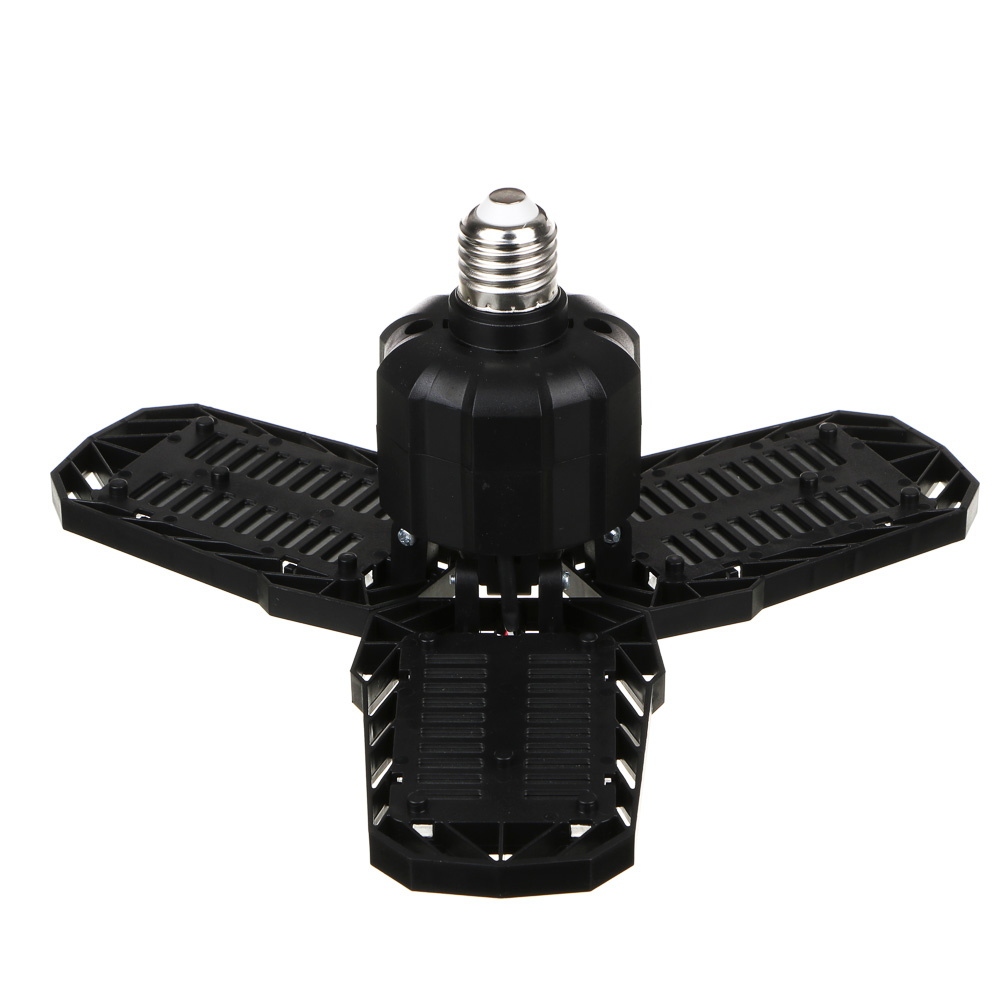 INBLOOM Лампа для растений трехлепестковая, 25.8x12.5см, 126LED (R90+B36), Е27, 35Вт, ABS, арт.№ 185-083