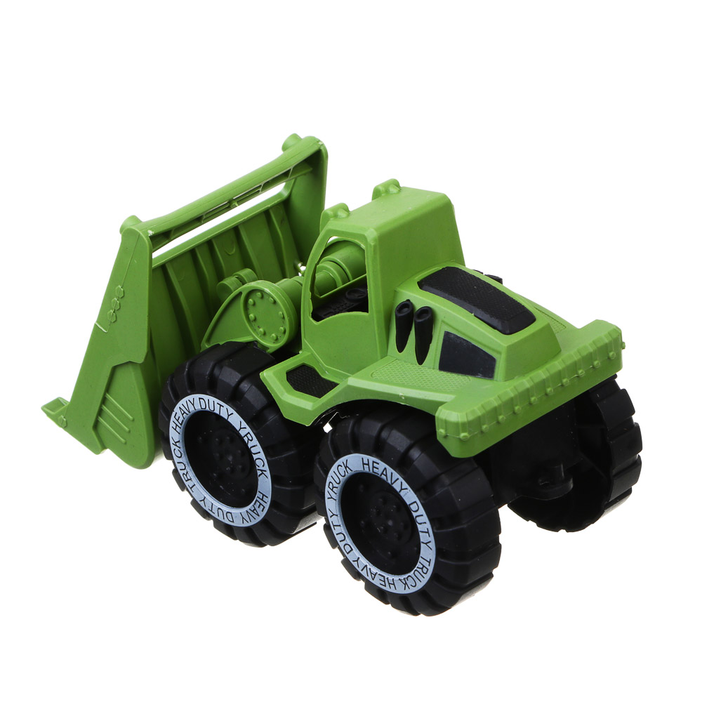 ИГРОЛЕНД Трактор с ковшом, подвижные детали, PP, 19х23,5х7 см, 4 дизайна, арт.№ 292-428