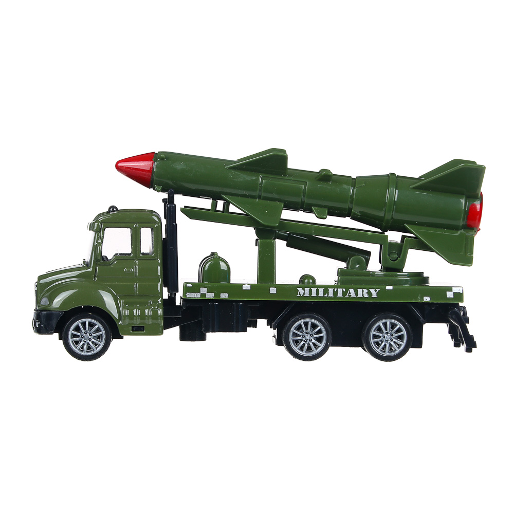 ИГРОЛЕНД Машина в виде военной техники, инерция, ABS, металл, 11,2x4,3x5,3см, 3 дизайна, арт.№ 292-258