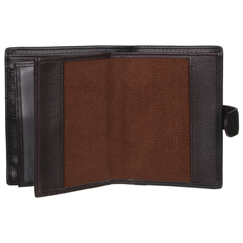 ЮL Портмоне мужское с отд.под документы 14,2х10,5см, искусст.кожа, 2 цвета, ПМ19-03, арт.№ 303-812