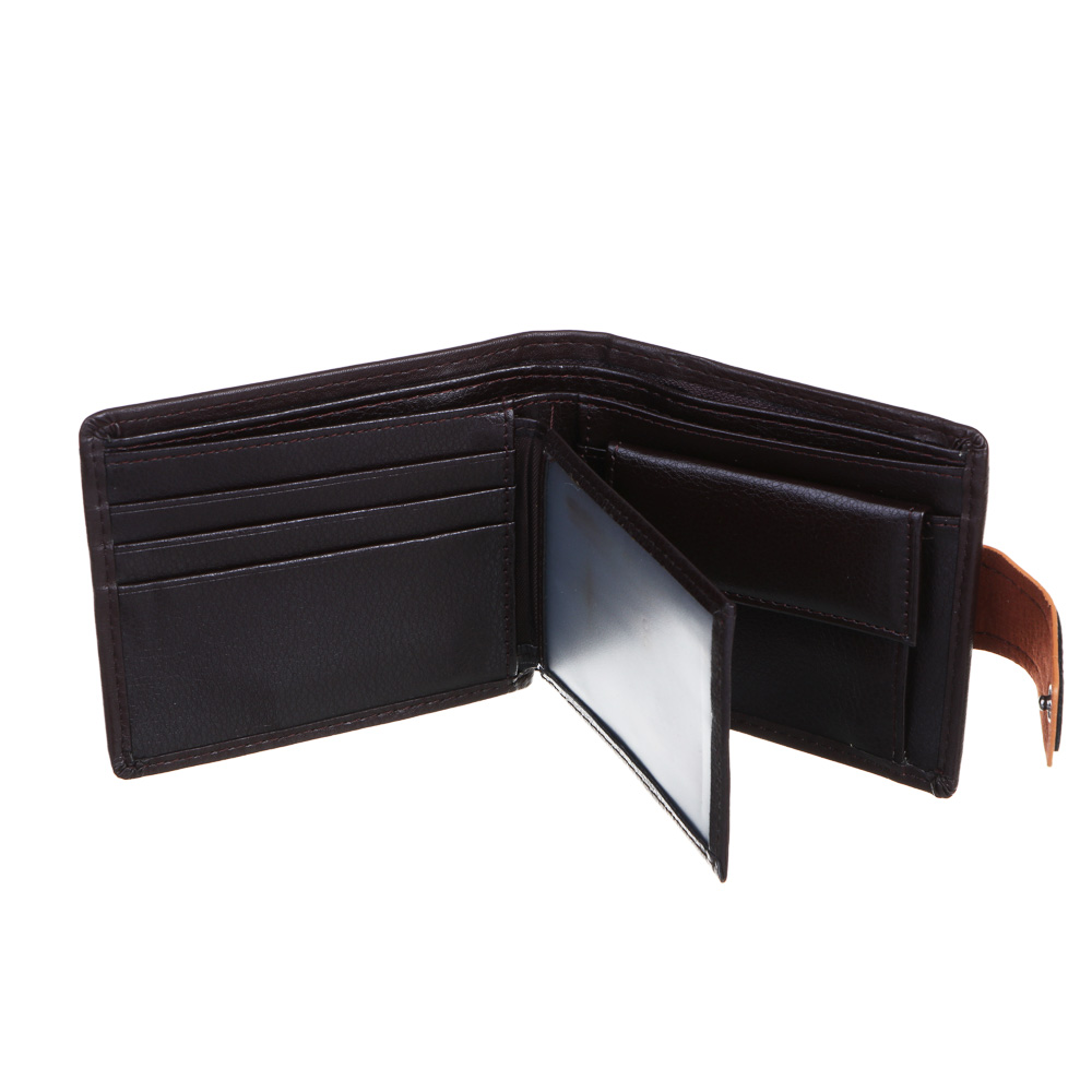 ЮL Портмоне мужское, искусств.кожа, 11,5х9,5х1см, 3 дизайна, 2 цвета, MW2016-03, арт.№ 303-650