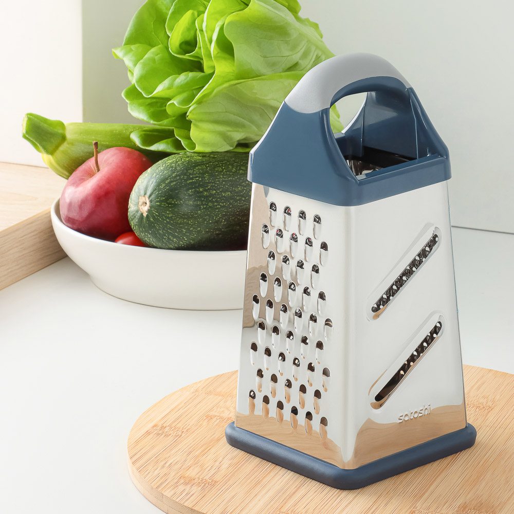 SATOSHI Ривьера Терка 4-х сторонняя 20см, нерж.сталь, арт.№ 885-138