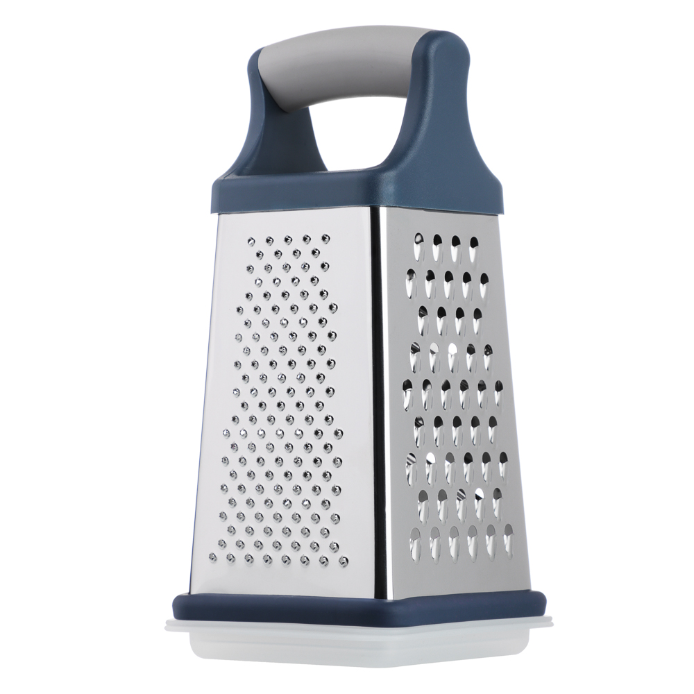 SATOSHI Ривьера Терка 4-х сторонняя с контейнером 20 см, нержавеющая сталь, арт.№ 885-139