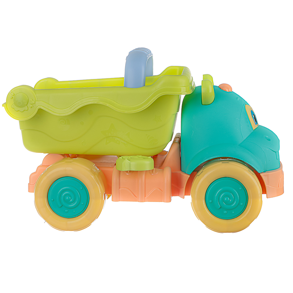 Набор для игр в песке "Самосвал", ИГРОЛЕНД, 3 предмета, пластик, для детей 3+, арт.№ 430-141