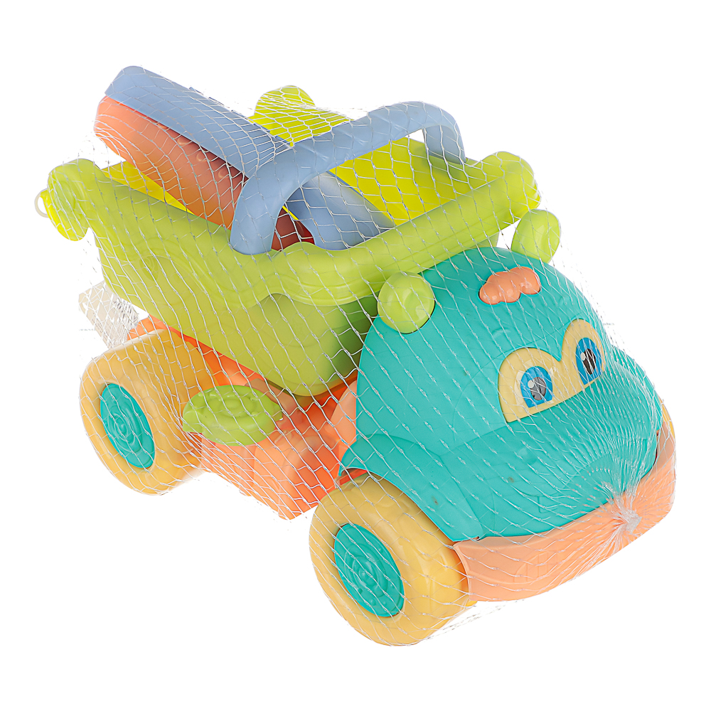 Набор для игр в песке "Самосвал", ИГРОЛЕНД, 3 предмета, пластик, для детей 3+, арт.№ 430-141