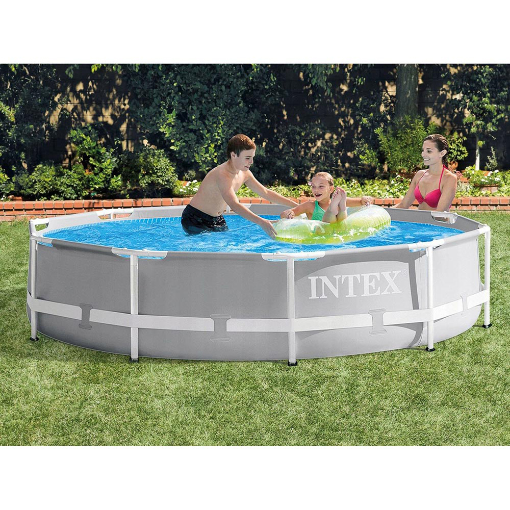 INTEX Наземный бассейн каркасный призматический, 305x76см, сталь, ПВХ, 26700NP, арт.№ 049-018