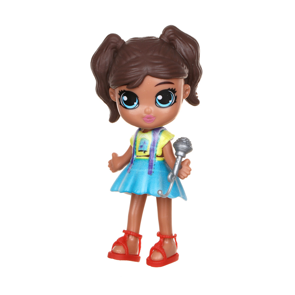 ИГРОЛЕНД Кукла с аксессуарами "Музыкальная вечеринка", пластик ABS,PP, PVC,16.5х22.6х4см,12 дизайнов, арт.№ 267-936