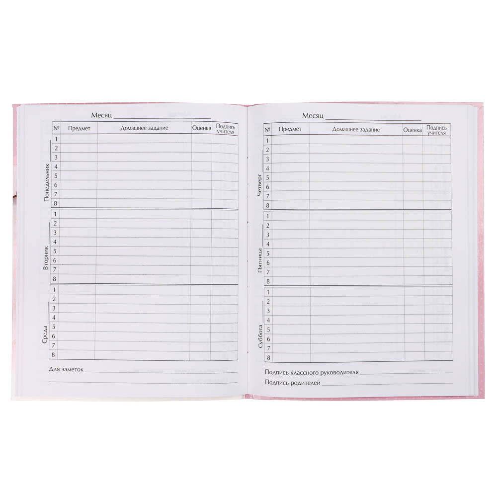 Дневник школьный для старших классов, 48л., гибкая интегральная обложка, блок офсет 60 г\м2, 5 диз., арт.№ 564-005