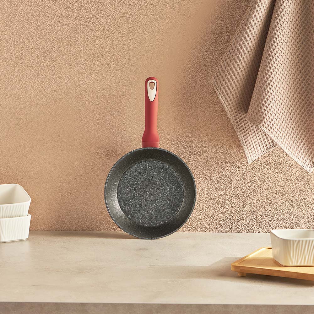 SATOSHI Лувьер Сковорода литая d20см, антипригарное покрытие мрамор, индукция, арт.№ 846-647