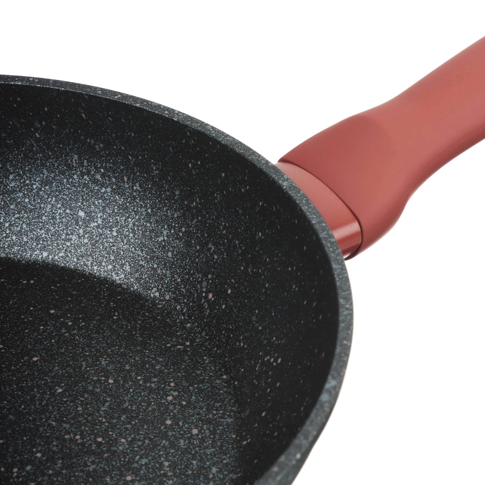 SATOSHI Лувьер Сковорода литая d20см, антипригарное покрытие мрамор, индукция, арт.№ 846-647