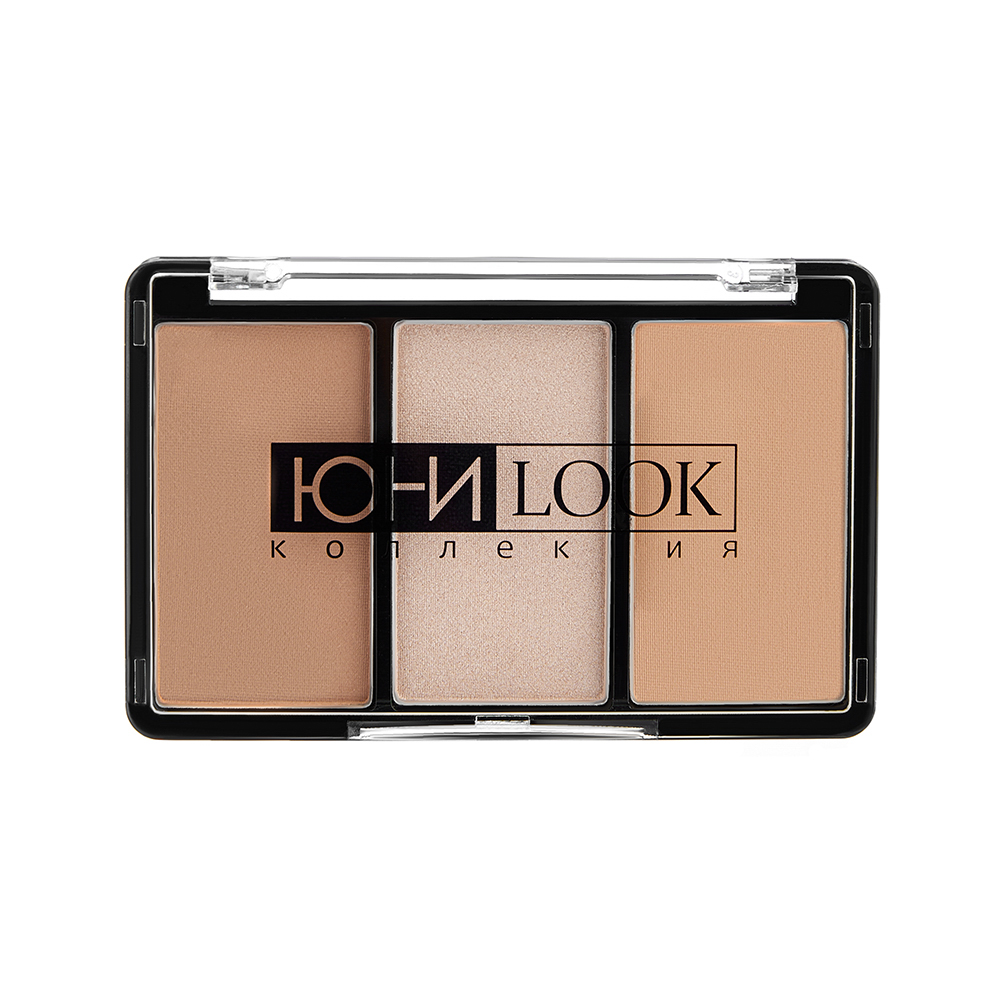 ЮНИLOOK Набор для контуринга 3 в 1, 11гр, Тон 01, арт.№ 330-071
