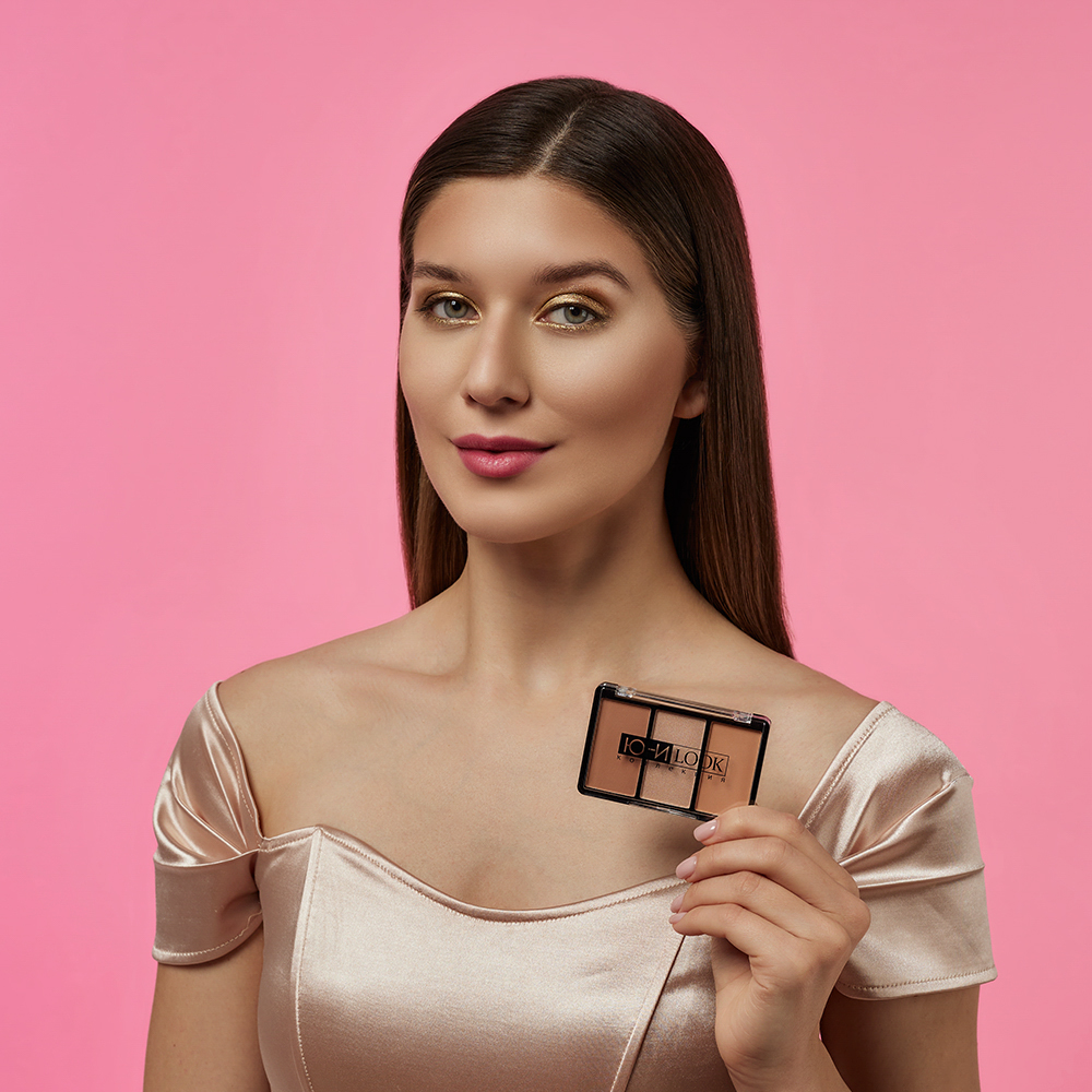ЮНИLOOK Набор для контуринга 3 в 1, 11гр, Тон 01, арт.№ 330-071