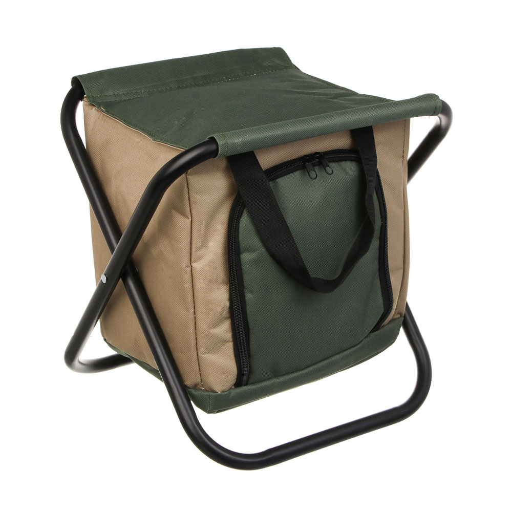 Табурет с термосумкой тм РУССО ТУРИСТО, до 90 кг, 32,5х26х32см, оксфорд 600D, сталь d16мм, арт.№ 121-102