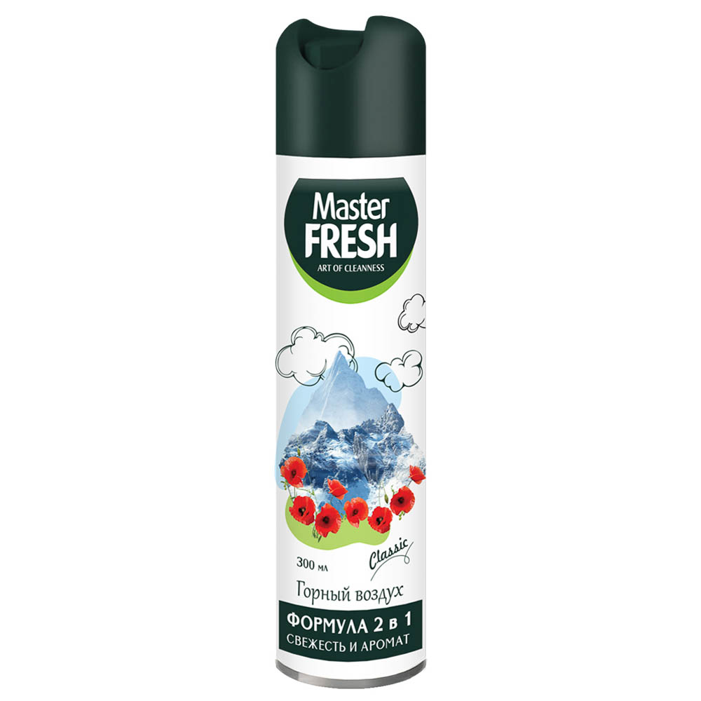 Освежитель воздуха Master FRESH Горный воздух, ж/б, 300мл, арт.№ 991-080