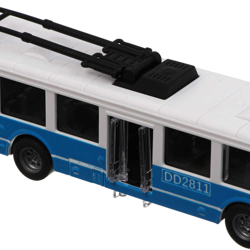 ИГРОЛЕНД Городской транспорт инерционный, РР, 3,5х4х16 см, 2 дизайна, арт.№ 292-487