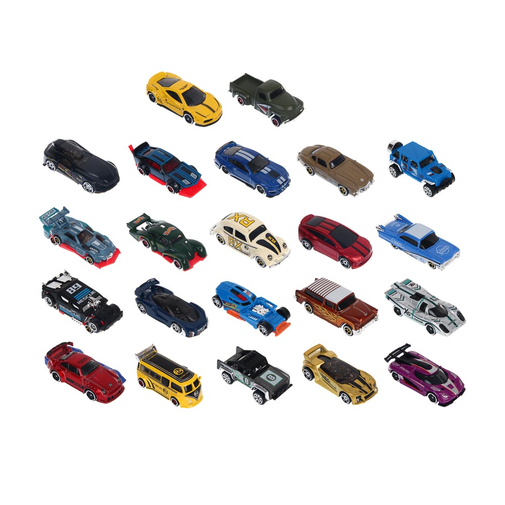 ИГРОЛЕНД Машинка "Гонки без правил", металл, 10,9х13х3 см, 26 диз, арт.№ 292-488