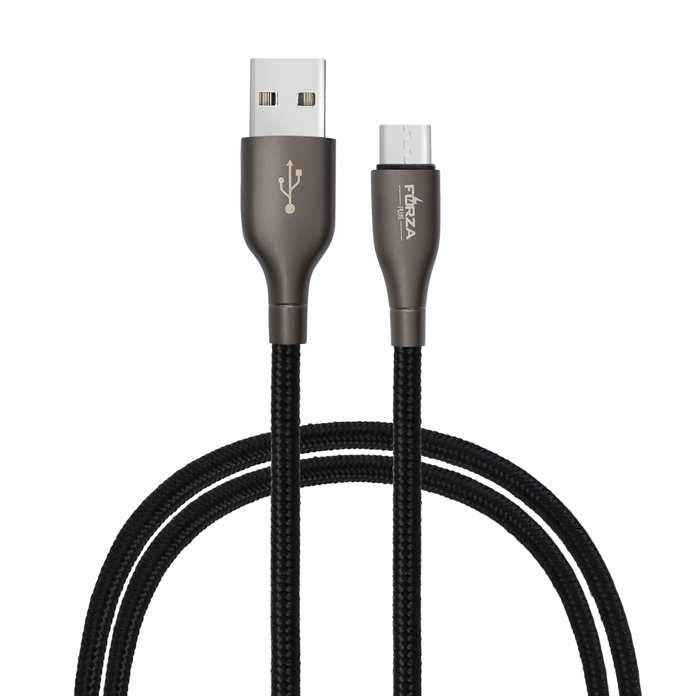 FORZA КИРЯ Кабель для зарядки, Керамика, Micro-USB, 1м, 3.0А, Быстрая зарядка QC3.0, коробка, арт.№ 931-363
