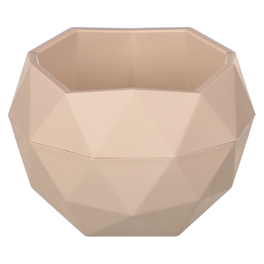 Кашпо "Топаз" 0,45л, пудровый, арт.№ 164-022