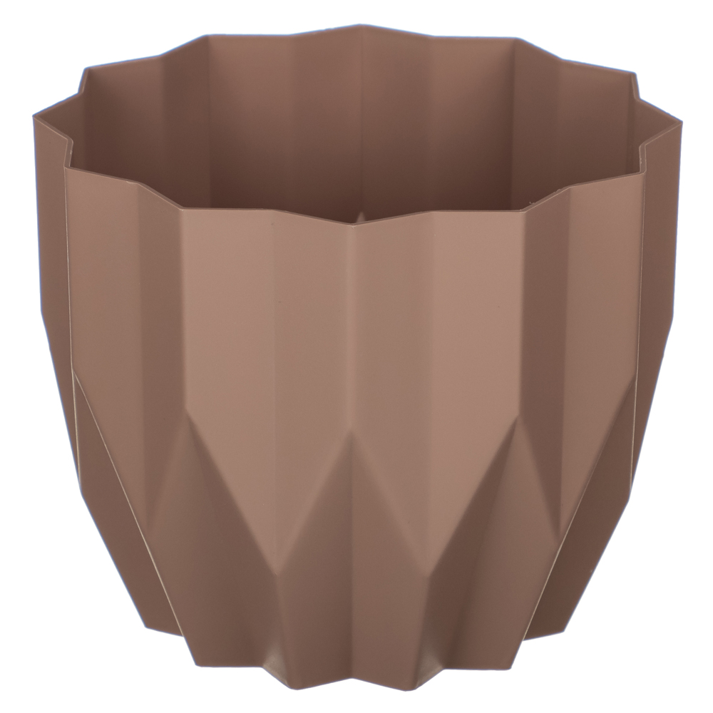 Кашпо "Геометрия" 0,8л, фраппе, арт.№ 164-025