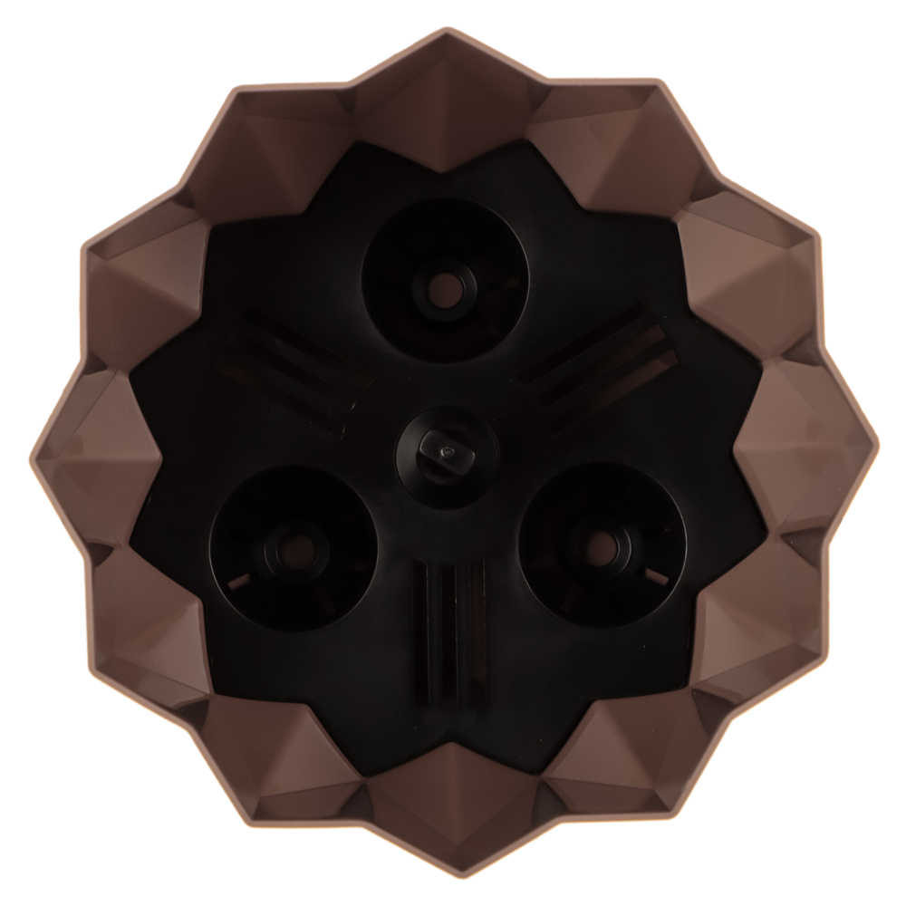 Кашпо "Геометрия" 0,8л, фраппе, арт.№ 164-025