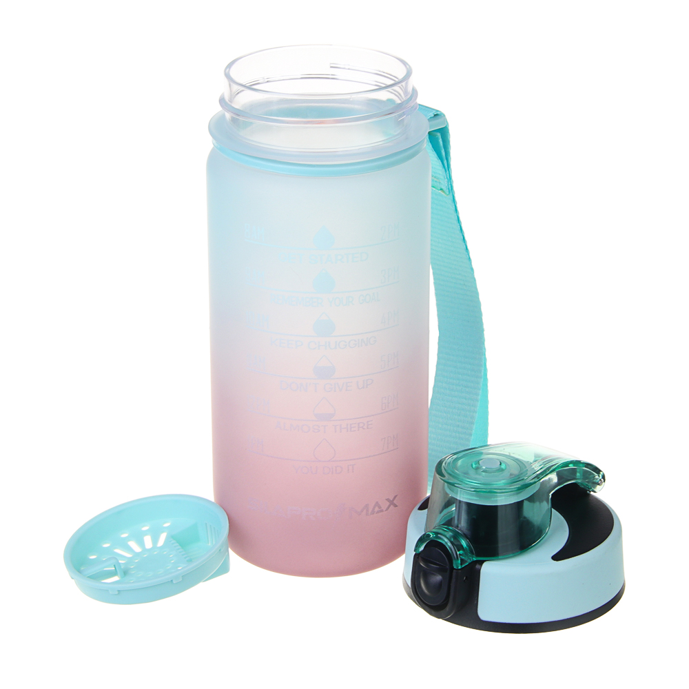 SILAPRO MAX Бутылка спортивная с замком, ELDERBERRY-EGGSHELL BLUE, 550мл, РС, арт.№ 088-075