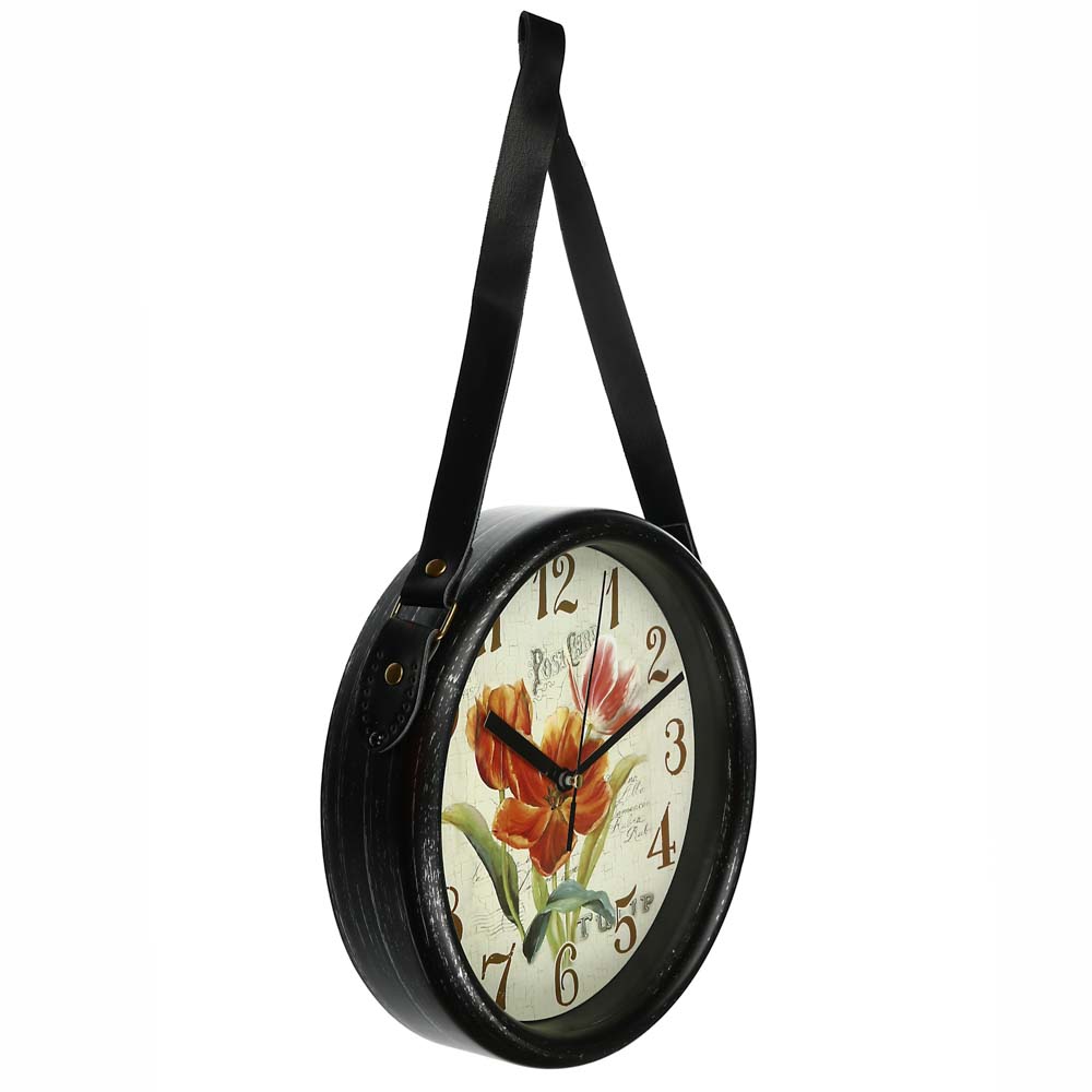 LADECOR CHRONO Часы настенные, на ремне, 22,5см, пластик, арт.№ 581-859