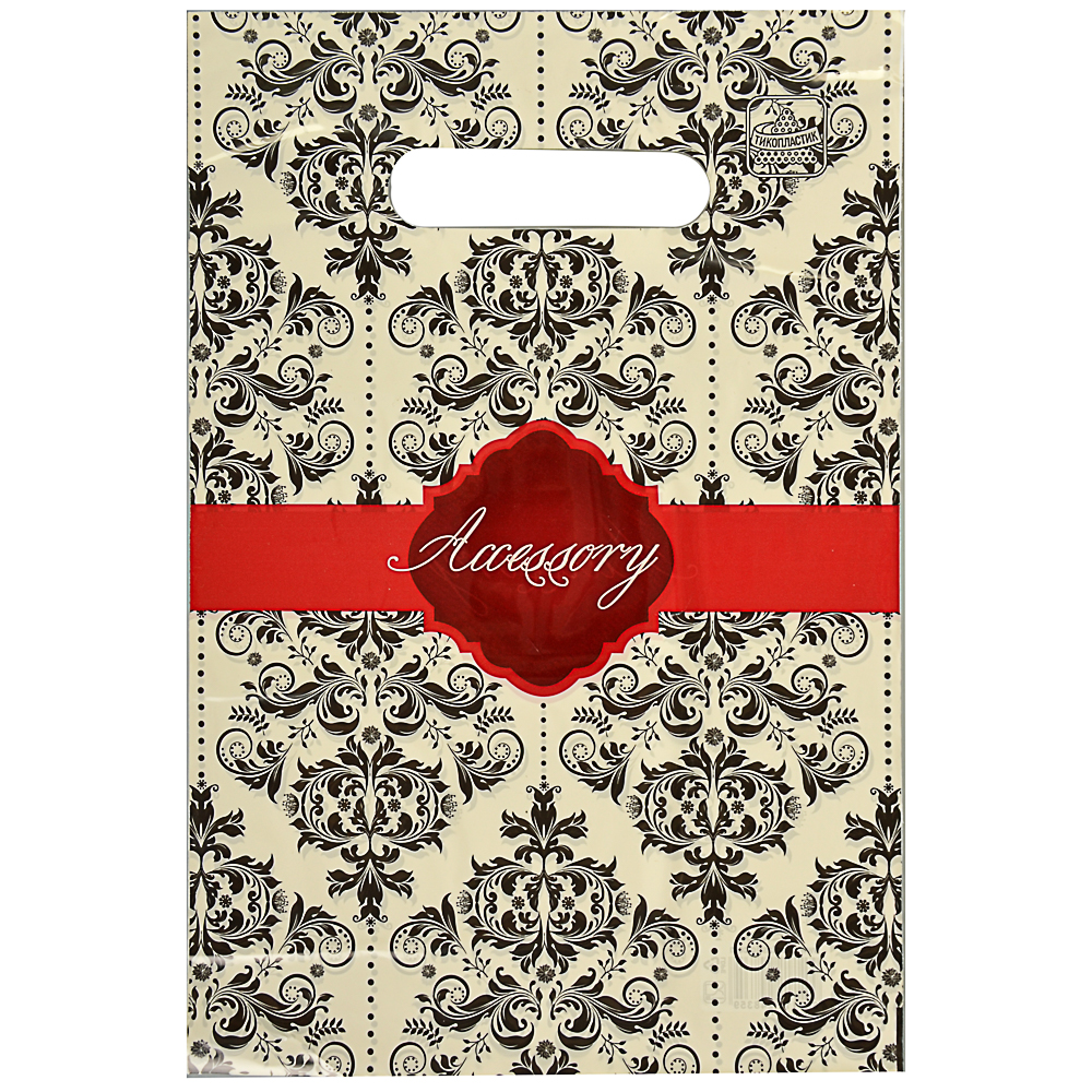 Пакет ПВД с вырубной ручкой, ML 30х20см, 30 мкм, 5 дизайнов, арт.№ 507-877