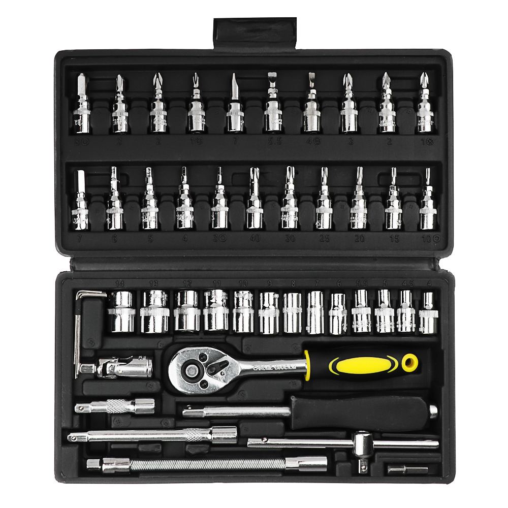 Набор инструментов 46 предметов "Гаражный", арт.№ 736-215