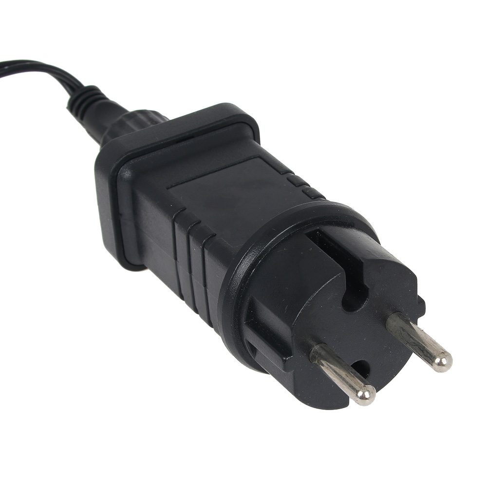 СНОУ БУМ Проектор "Вальс снежинок", 4LED*бел/шамп., 20х10см, 2 насадки, дальность 5-10м, 12В, 220В, арт.№ 351-710