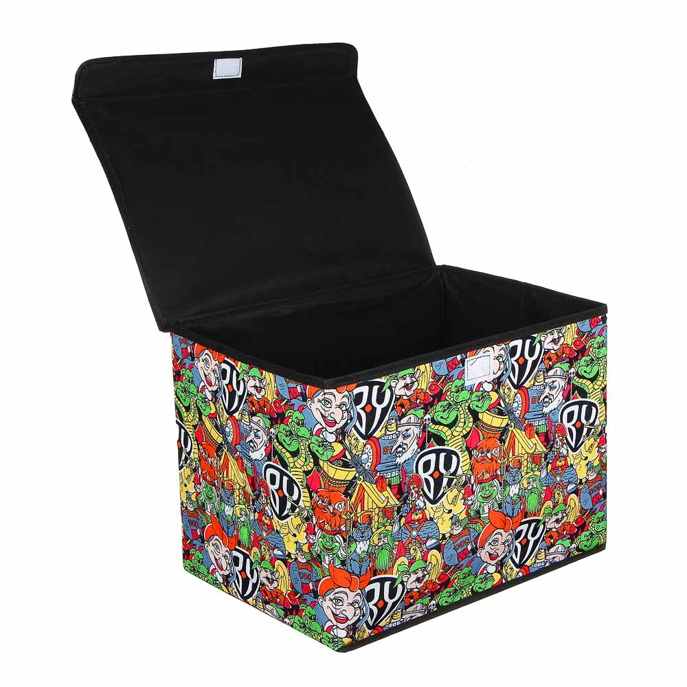 BY В ГОСТЯХ У СКАЗКИ Кофр c крышкой, 40х30х30см, 2 дизайна, арт.№ 457-578