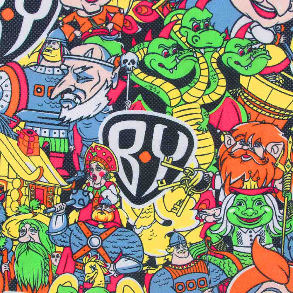 BY В ГОСТЯХ У СКАЗКИ Органайзер подвесной для шкафчика в детском саду, 5 карманов, 80х30см, арт.№ 457-579