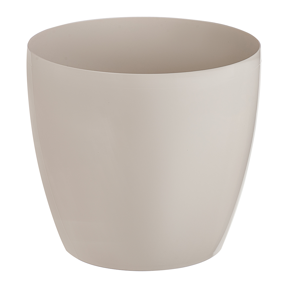Горшок цветочный 2,7л 17х15,6см бежевый, арт.№ 164-392