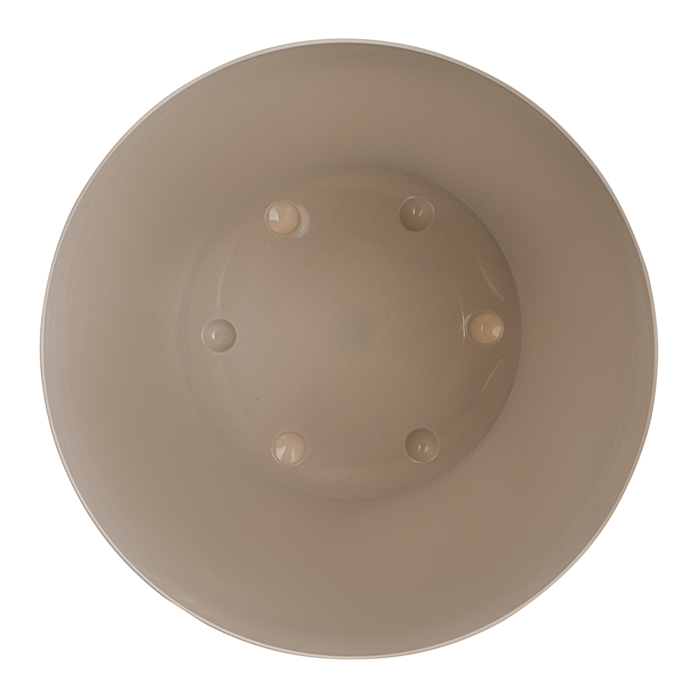 Горшок цветочный 2,7л 17х15,6см бежевый, арт.№ 164-392