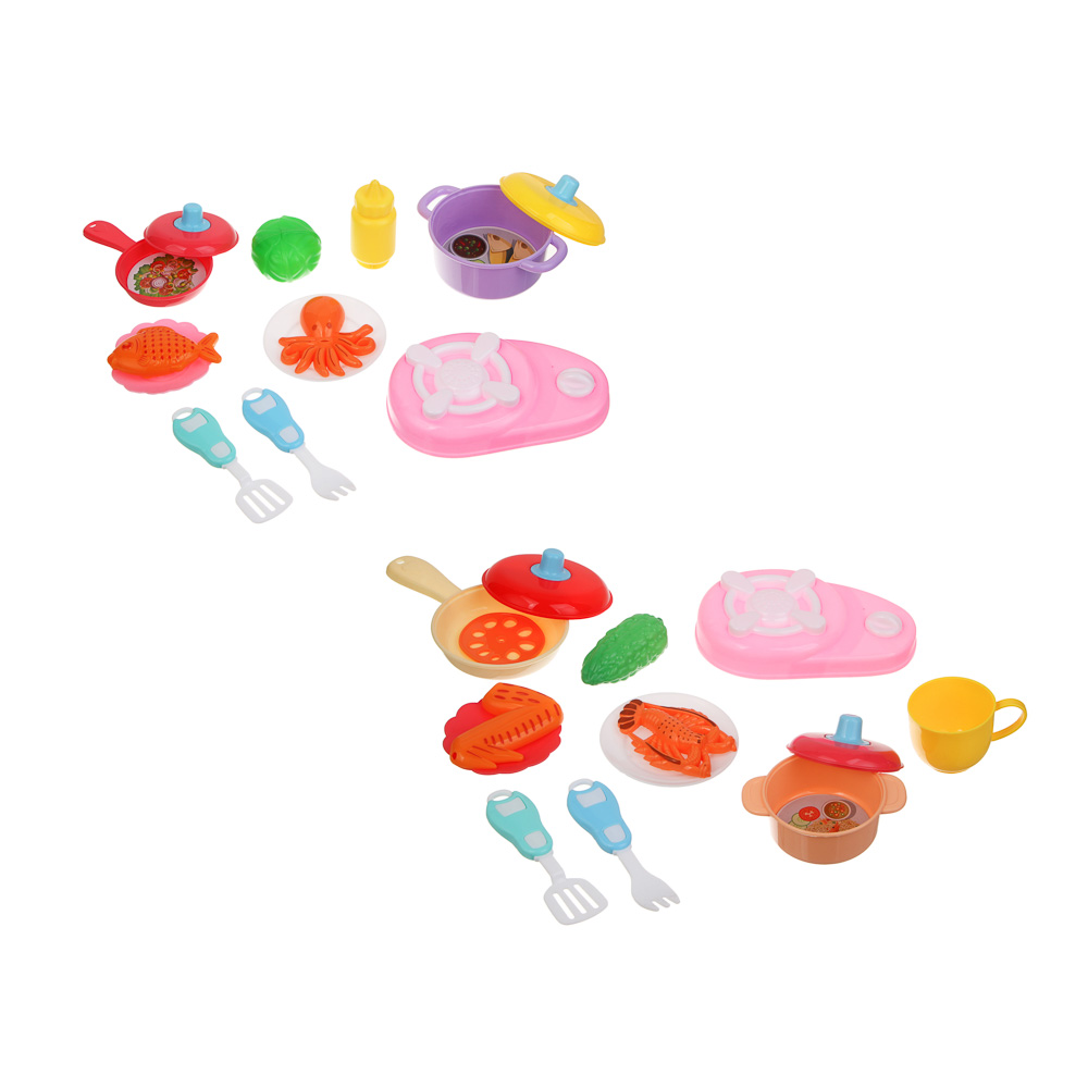 Посудка с продуктами, игровой набор, PP, тм ИГРОЛЕНД, арт.№ 294-247