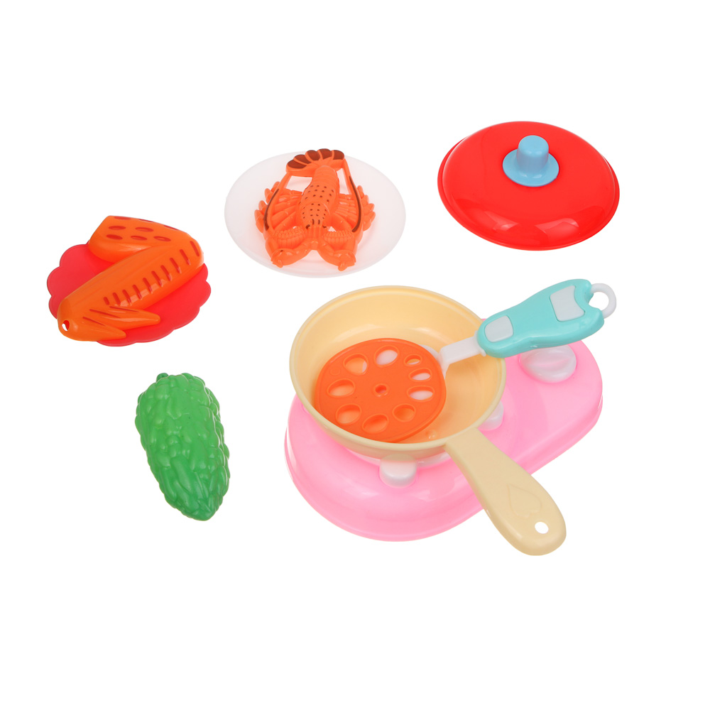 Посудка с продуктами, игровой набор, PP, тм ИГРОЛЕНД, арт.№ 294-247