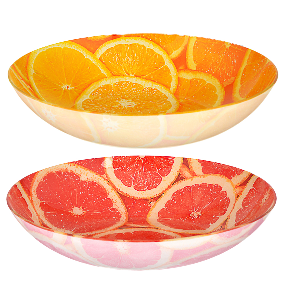 Фрукты Салатник большой, стекло, 30х6см, арт.№ 877-623