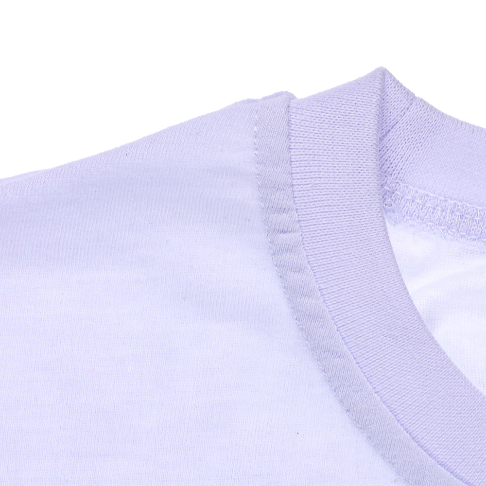 Футболка детская однотонная белая, р.98-140, 100% хлопок, арт.№ 354-079