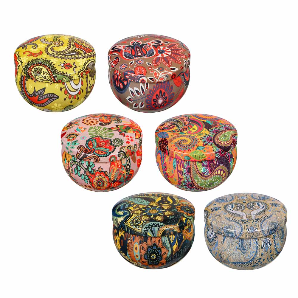 LADECOR Свеча ароматическая с декором, парафин, 6 видов, арт.3, арт.№ 508-649