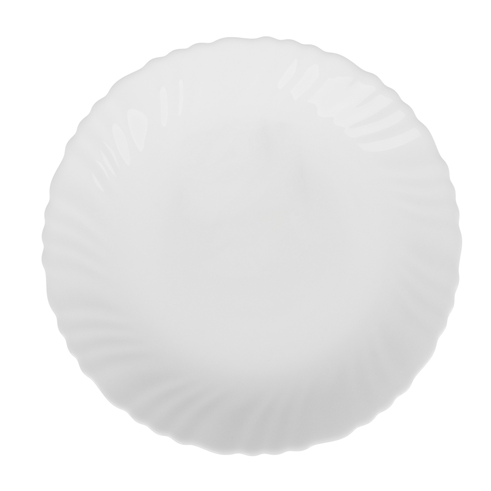 MILLIMI Бьянко Тарелка десертная, опаловое стекло, 19см, арт.№ 818-437