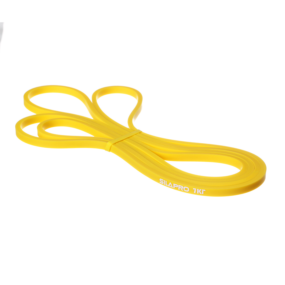 SILAPRO Лента для фитнеса силовая эластичная 208х0,45х0,64см, латекс, 7 кг, арт.№ 093-009