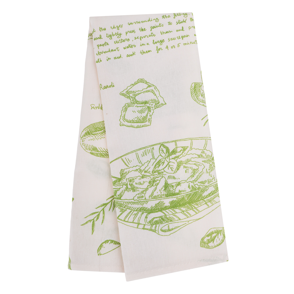 Полотенце кухонное, 35х60см, 100% хлопок, Spany, Ravioli, арт.№ 434-174